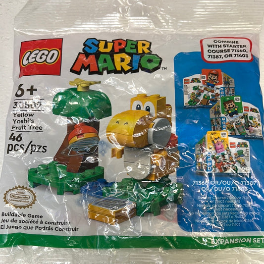 Lego 30509 Super Mario Yellow Yoshi’s Fruit Tree Polybag