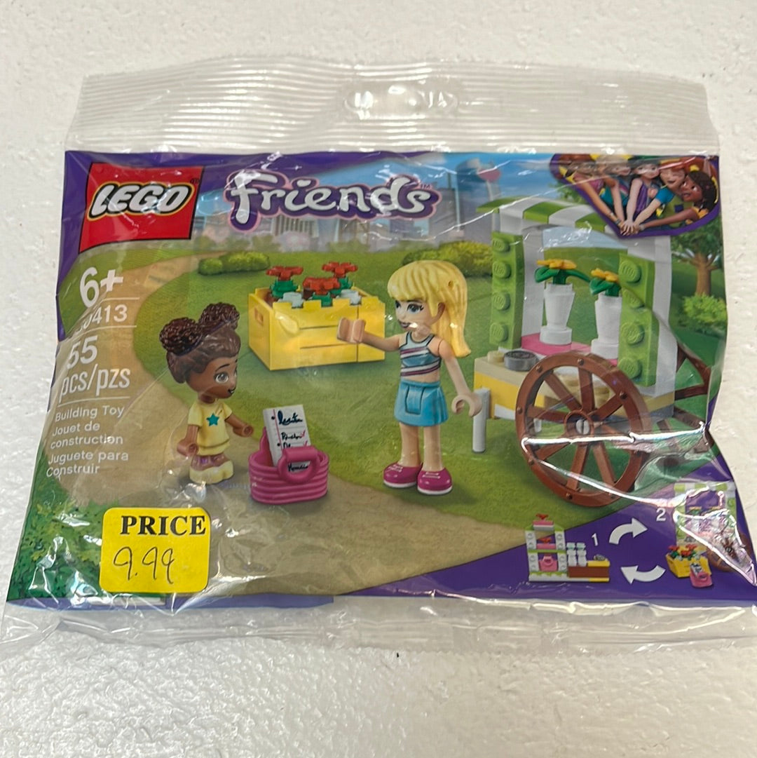 Lego 30413 Friends Flower Cart with Liz & Stephanie Polybag